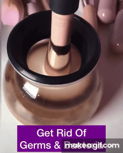 LIMPIADOR DE BROCHAS DE MAQUILLAJE