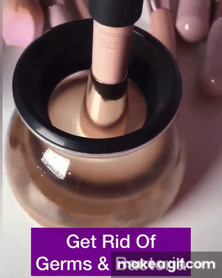 LIMPIADOR DE BROCHAS DE MAQUILLAJE